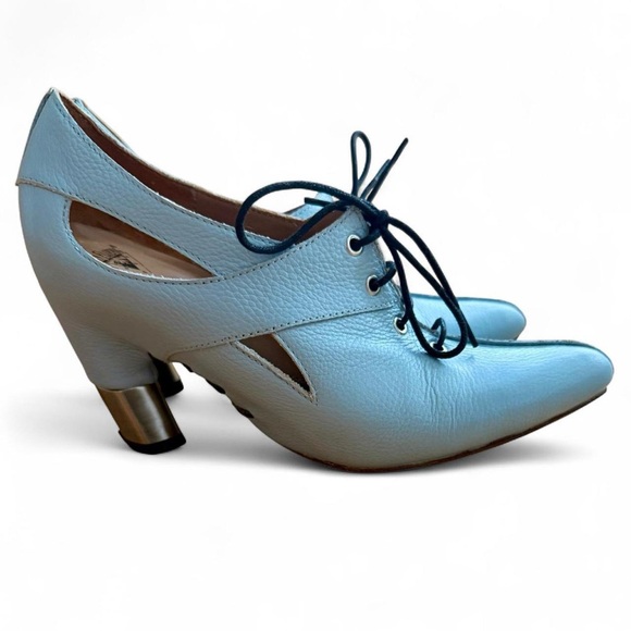 Baby Blue John Fluevog Pegasi Light Size 6 - Picture 5 of 13